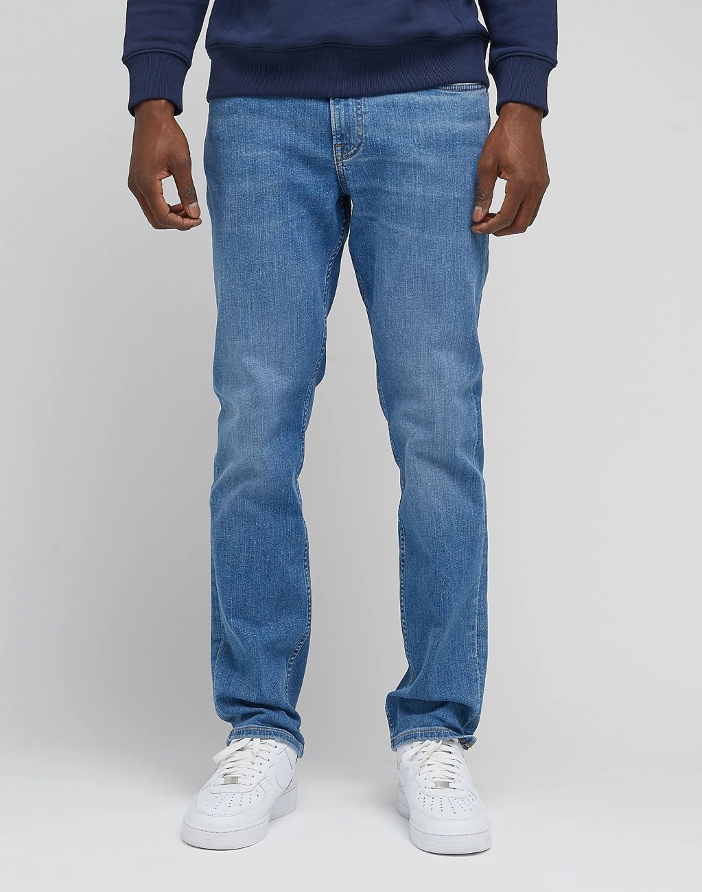 LEE BROOKLYN STRAIGHT MĘSKIE SPODNIE JEANSOWE JEANSY MANHATTAN MID L452NLC06 112331686