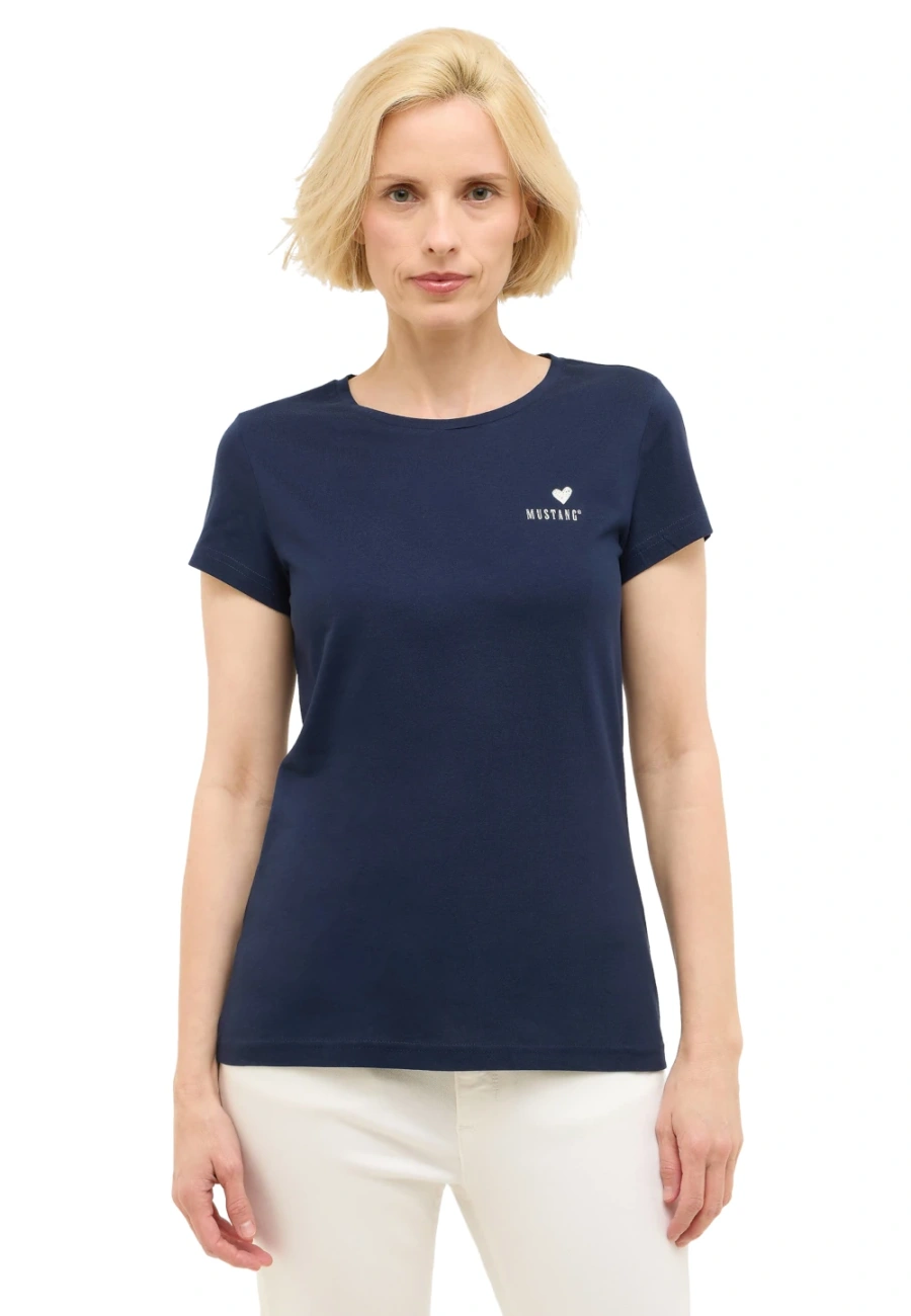 Damski T-Shirt Mustang Style Loa Navy Blazer 1016509 5324