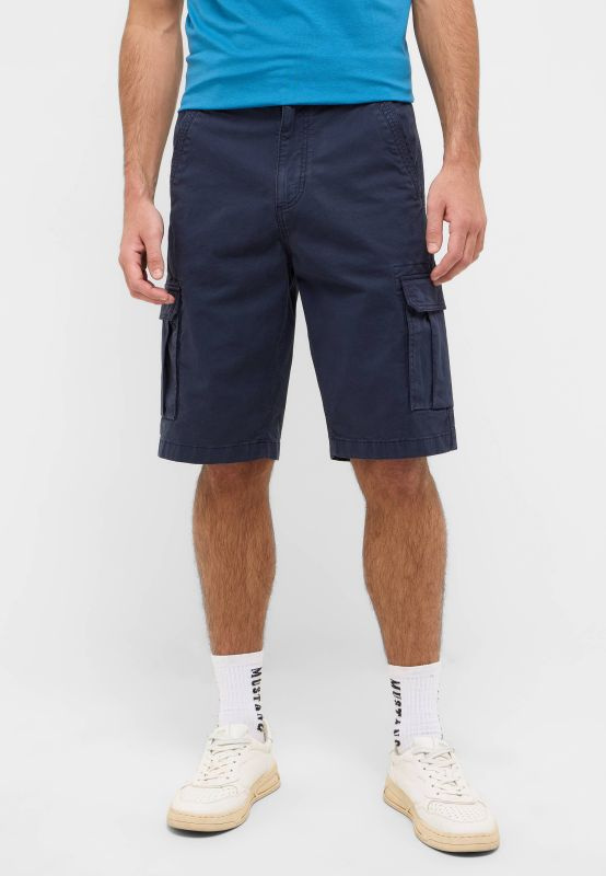 MĘSKIE SZORTY CARGO MUSTANG Houston Cargo Shorts - Navy Blazer 1016460 5324