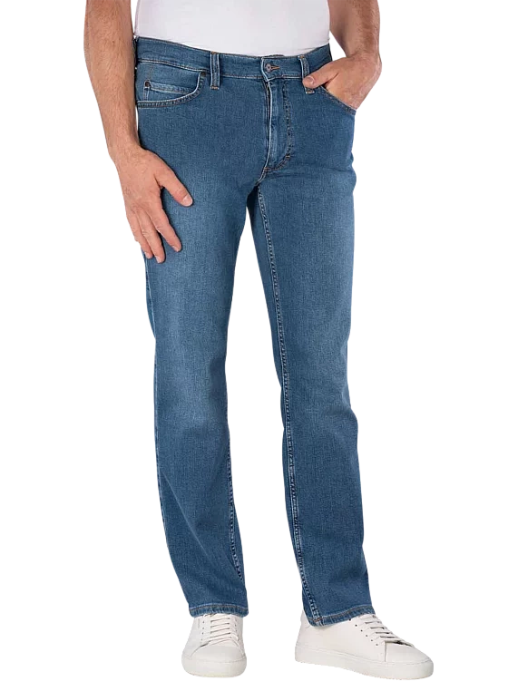 Męskie Spodnie Jeansowe Mustang Style Tramper Straight Denim Blue 1016437 5000 700