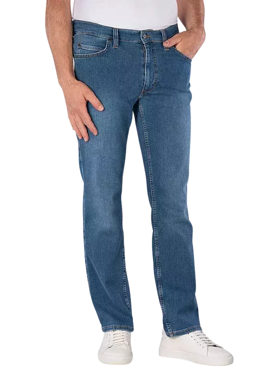 Męskie Spodnie Jeansowe Mustang Style Tramper Straight Denim Blue 1016437 5000 700