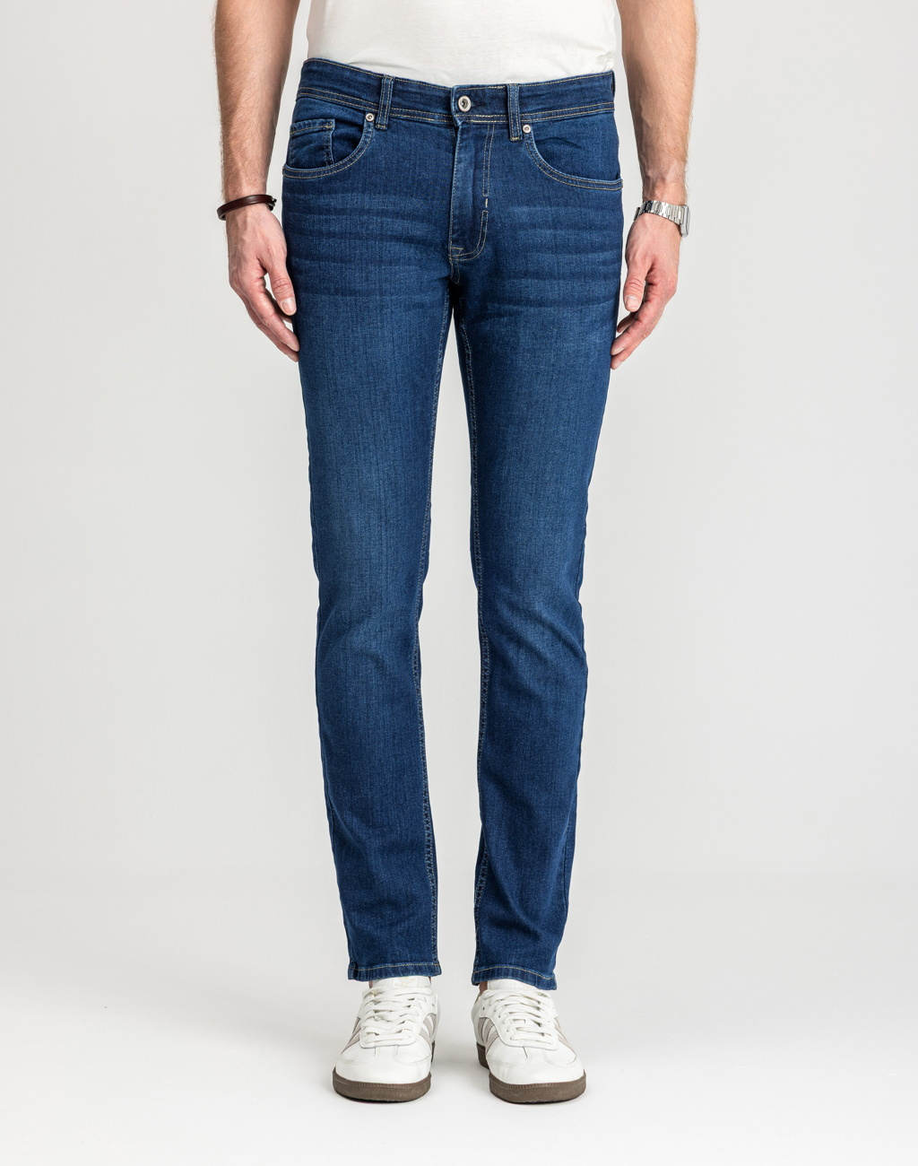 Męskie Spodnie Jeansowe Marcus Felix 2160 Jeans Nevada Blue 14-200243