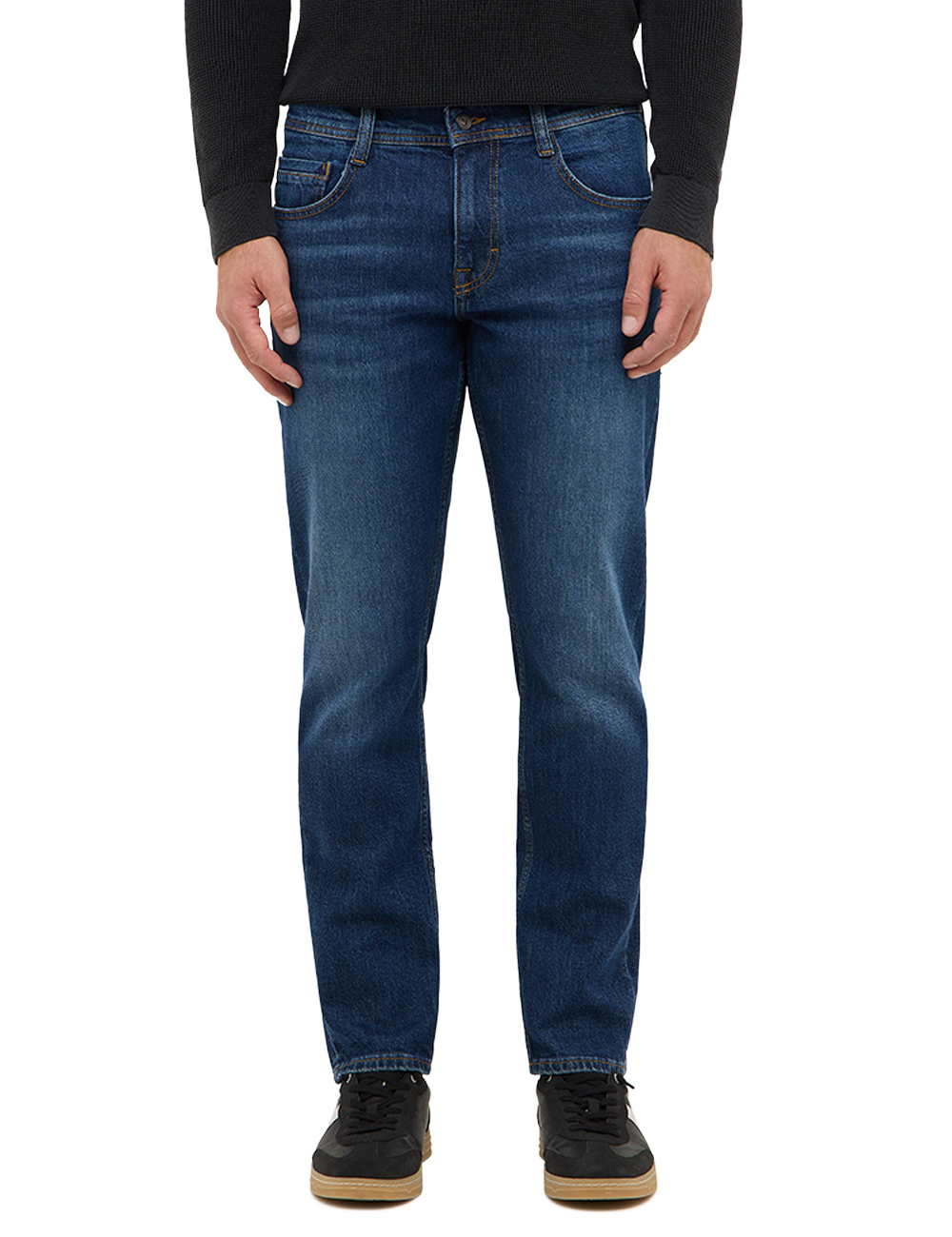 Męskie Spodnie jeansowe Mustang Style Denver Straight Denim Blue 1016817 5000 883
