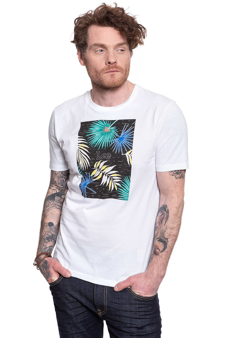 LEE BOTANICAL PRINT TEE BLACK L61IFE01 112113870