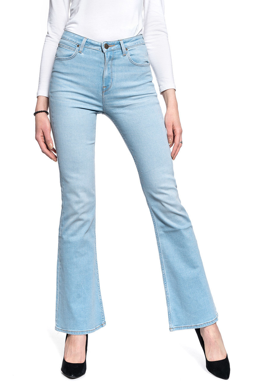 LEE BREESE DAMSKIE SPODNIE JEANSOWE BLEACHED AZUR L32YPQXL 112107754