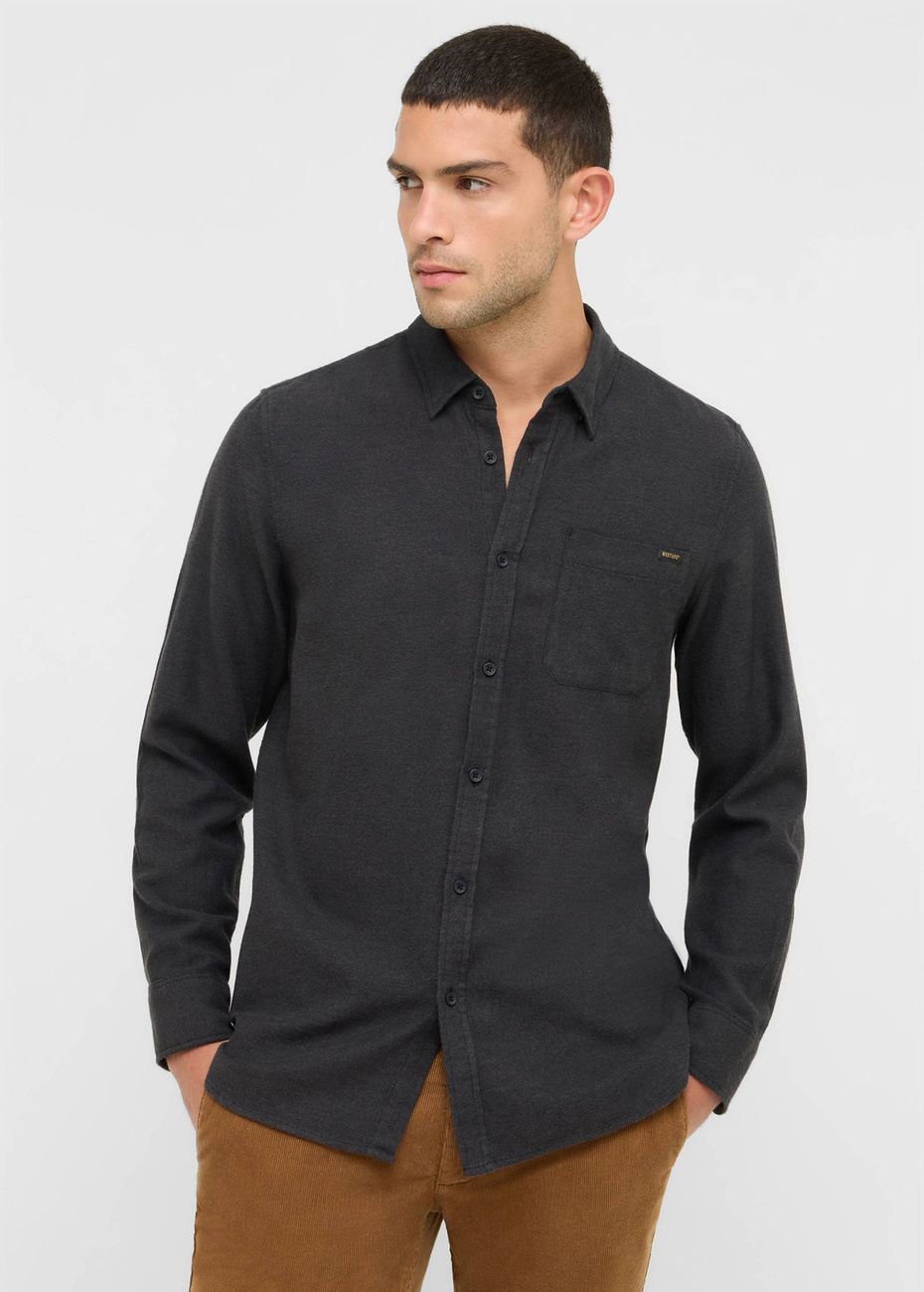 Męska Koszula Mustang Style Eastbridge Jet Black 1016959 4188