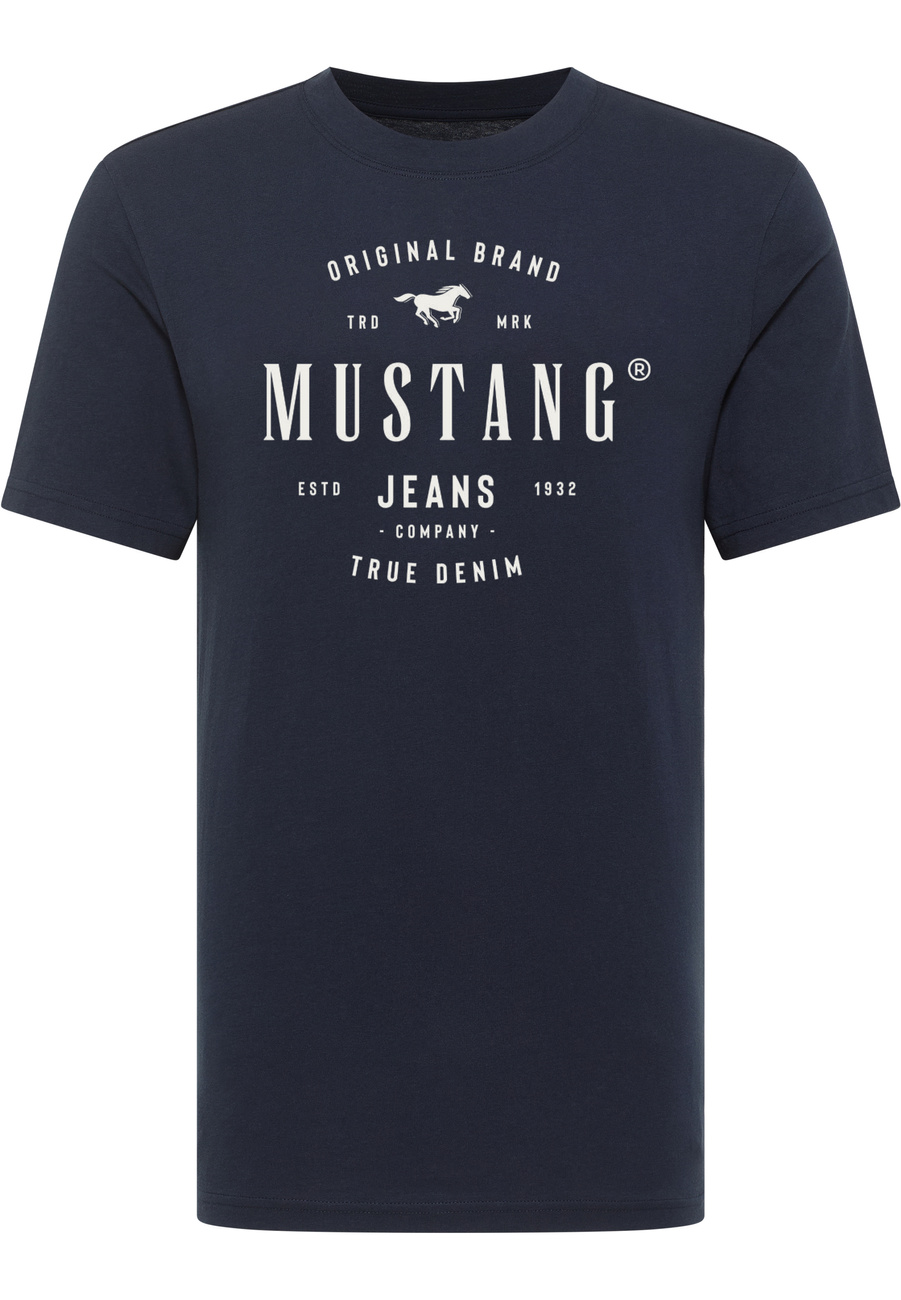 Męski T-Shirt Mustang Style Alex Dark Sapphire 1017331 4136