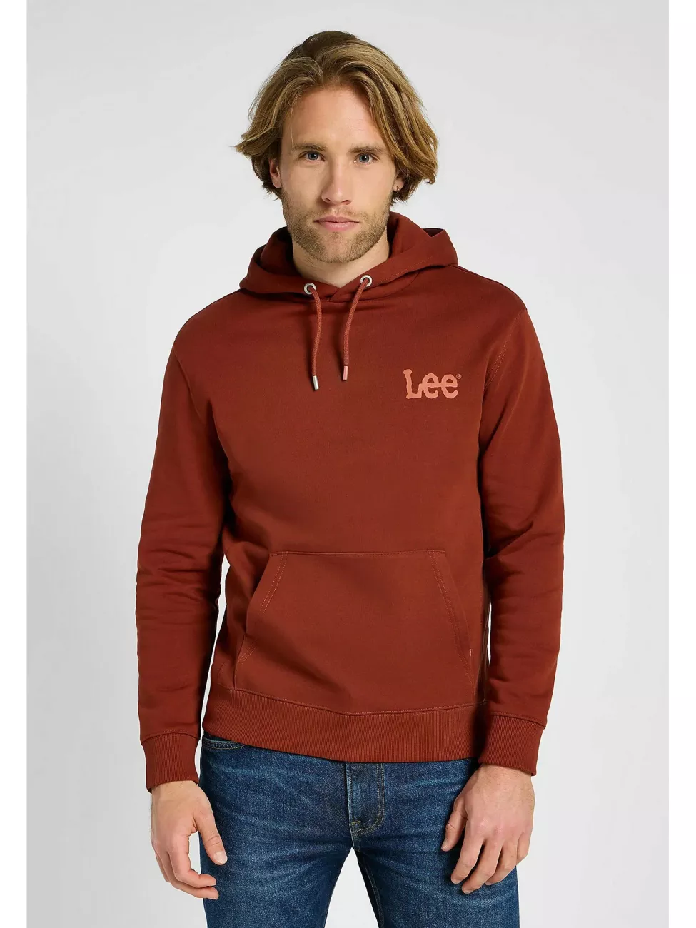 LEE MĘSKA BLUZA LEE WOBBLY LEE HOODIE SWEET MAPLE 112358006