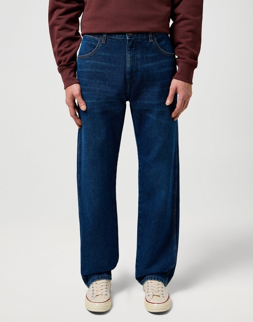 MESKIE SPODNIE WRANGLER FRONTIER POLAR STEEL 112373195