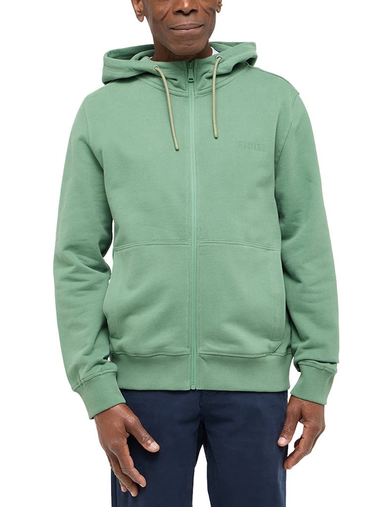 Męska bluza nierozpinana Mustang Style Brighton Dark Ivy 1016258 6326