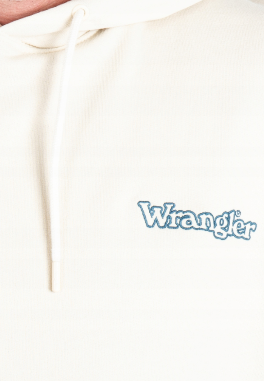 WRANGLER GRAPHIC HOODIE MĘSKA BLUZA LOGO NADRUK TURTLEDOVE W674I3C23 112337483
