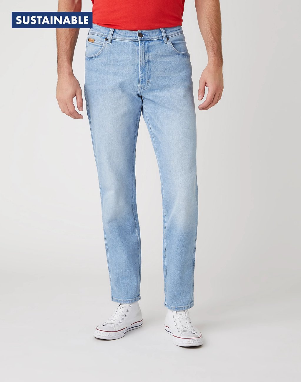 MĘSKIE SPODNIE JEANSOWE WRANGLER TEXAS TAPER W12TZH280 112126555