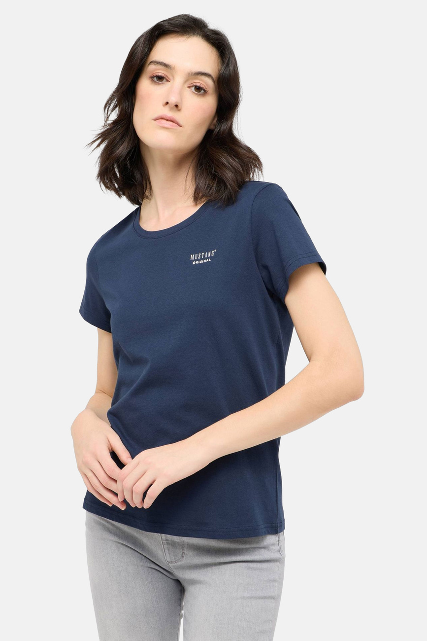 Damski T-Shirt Mustang Style Alma Navy Blazer 1016155 5324