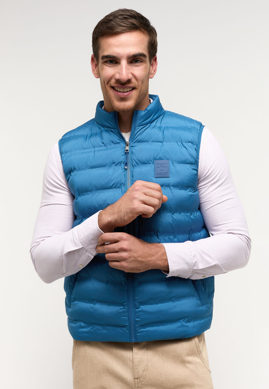 MĘSKA KAMIZELKA CIEPŁA MUSTANG Dublin Dark Blue 1014781 5232