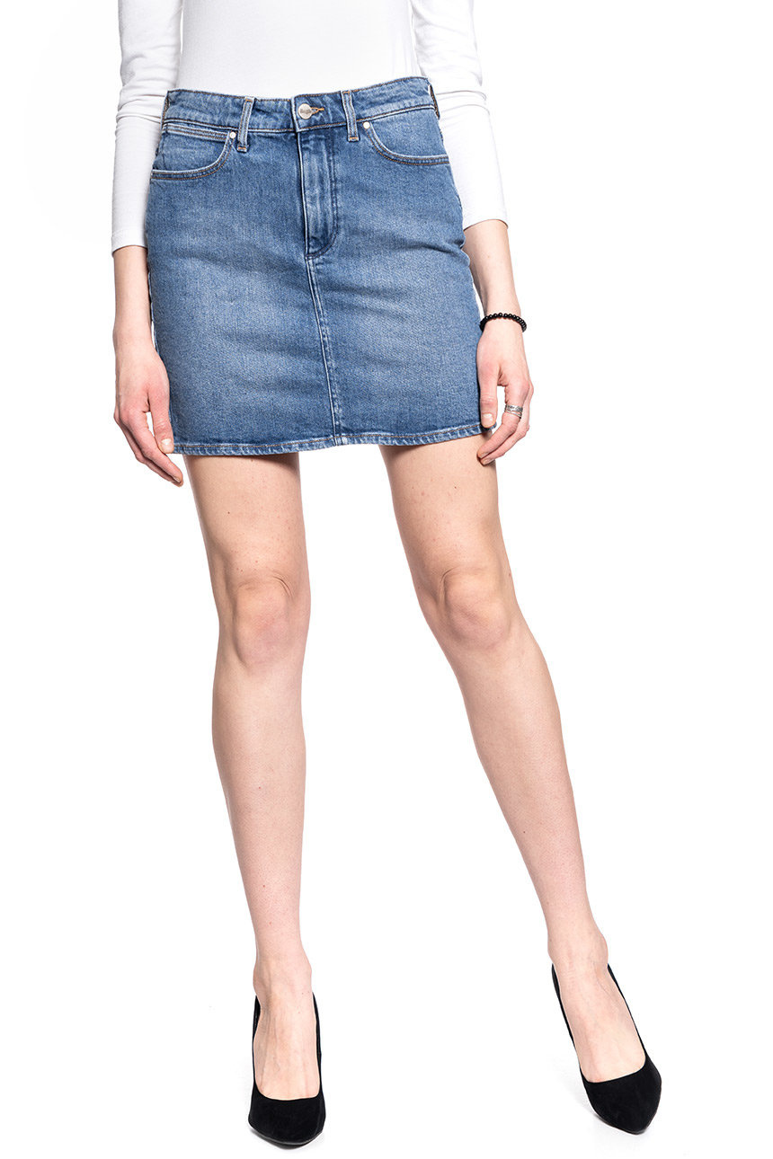 SPÓDNICA DAMSKA JEANSOWA WRANGLER SKIRT W245JX31A 112127934