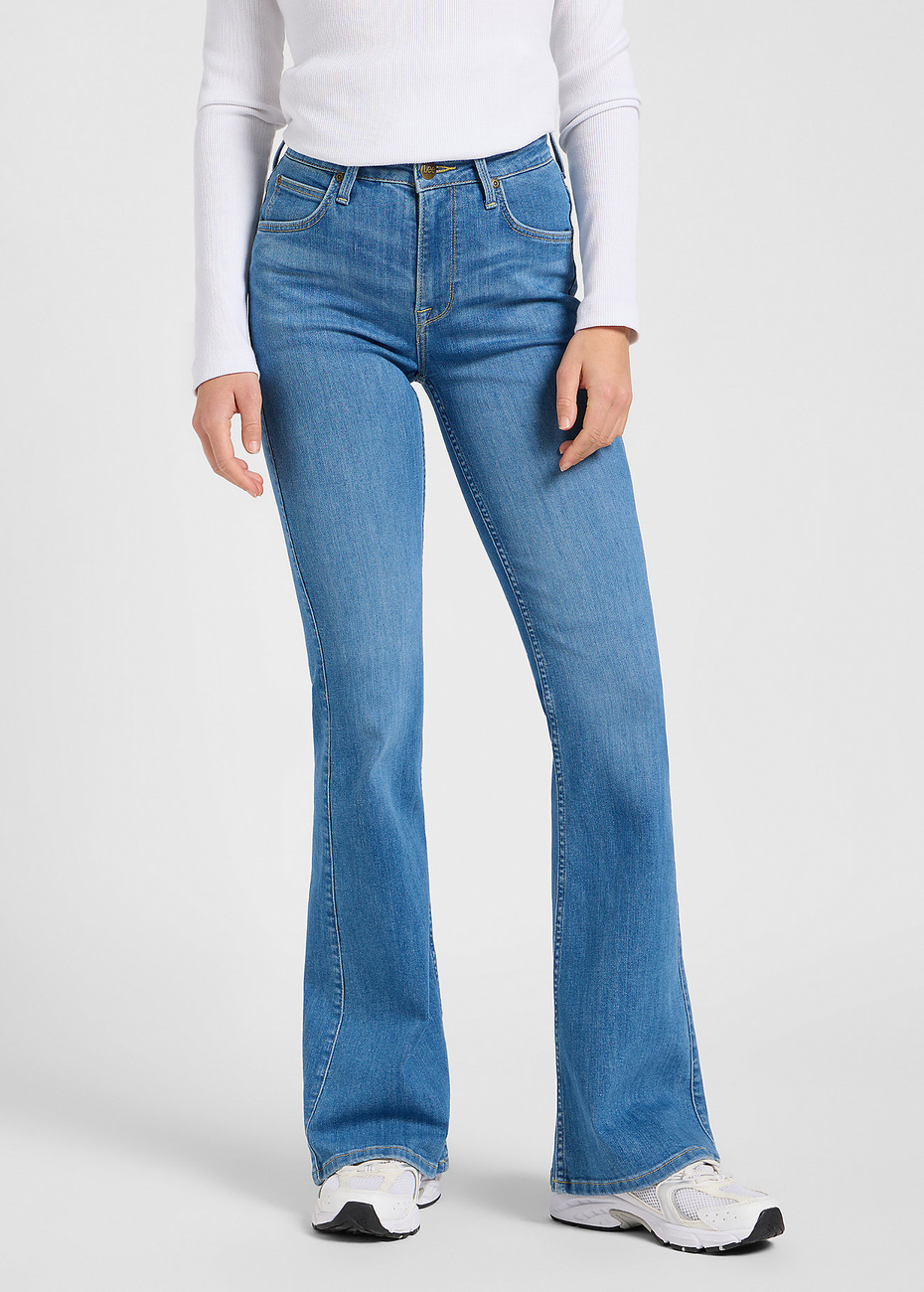 DAMSKIE SPODNIE LEE BREESE DEEP HUM 112370938