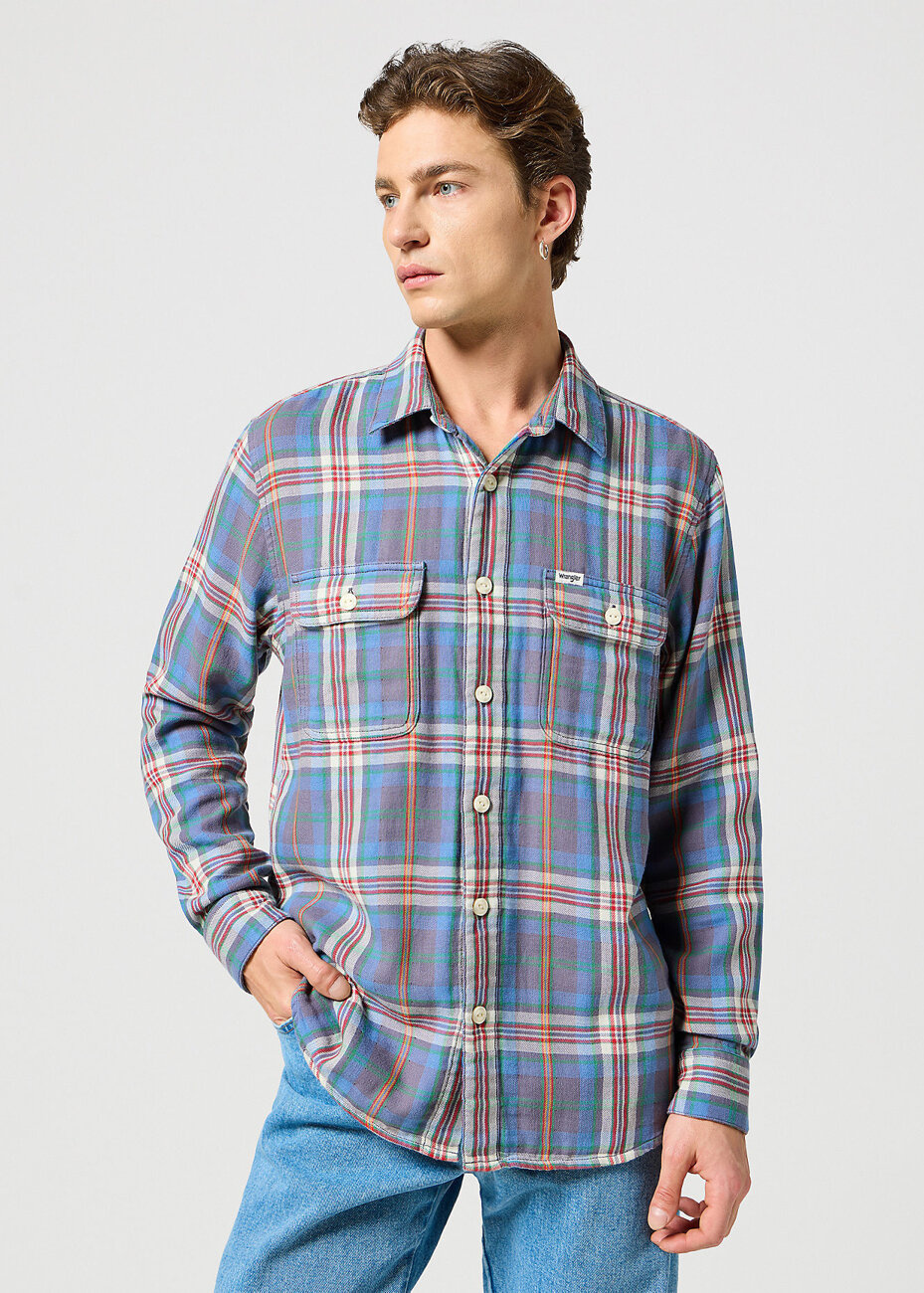 WRANGLER MĘSKA KOSZULA 2 PKT SHIRT RAINBOW 112357233 W5K7016301