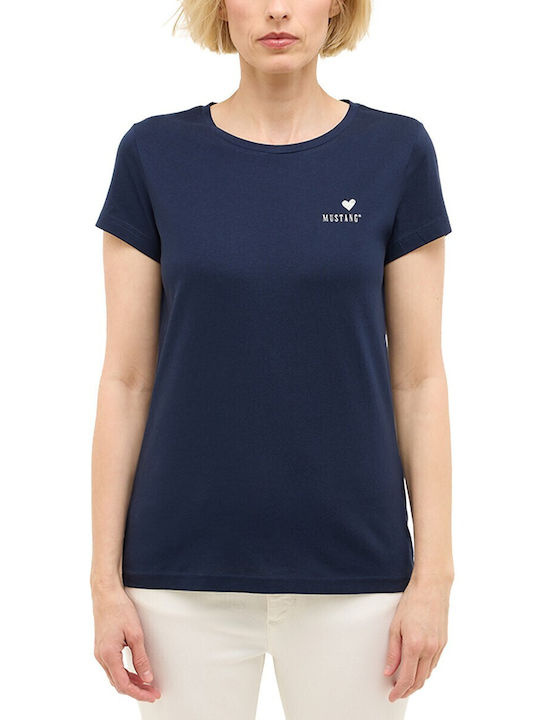 Damski T-Shirt Mustang Style Loa Navy Blazer 1016509 5324