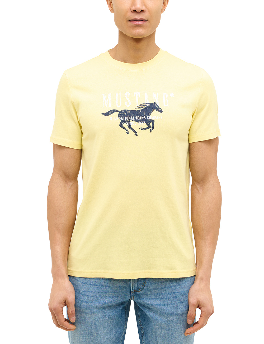 Męski T-Shirt Mustang Style Austin Custard 1016484 9027