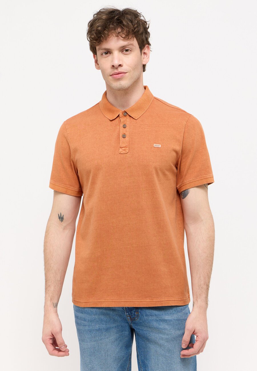 MĘSKA KOSZULKA POLO MUSTANG Palco Raw Sienna 1015066 7088