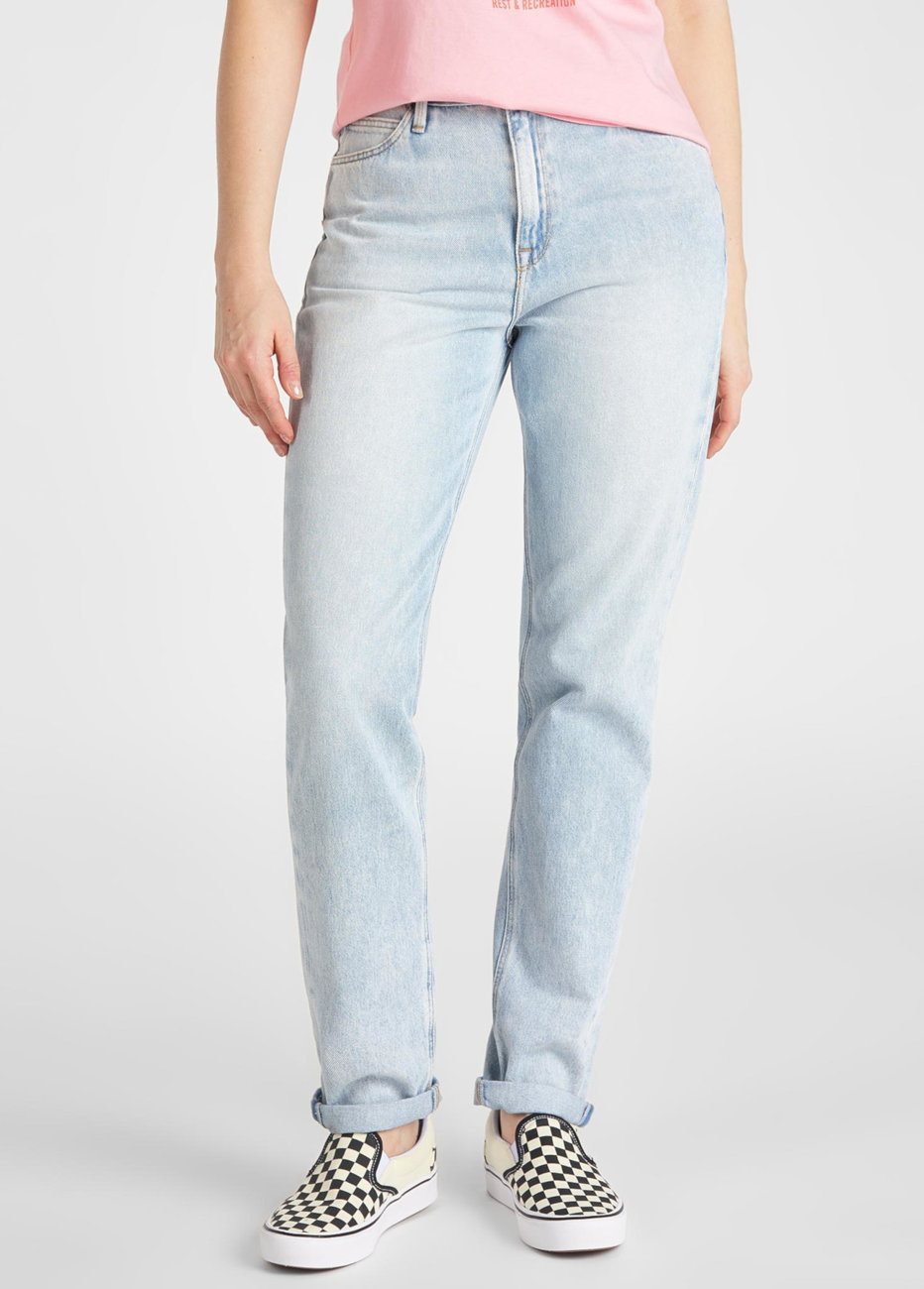 LEE MOM STRAIGHT DAMSKIE SPODNIE JEANSOWE L32IGGSM 112107567