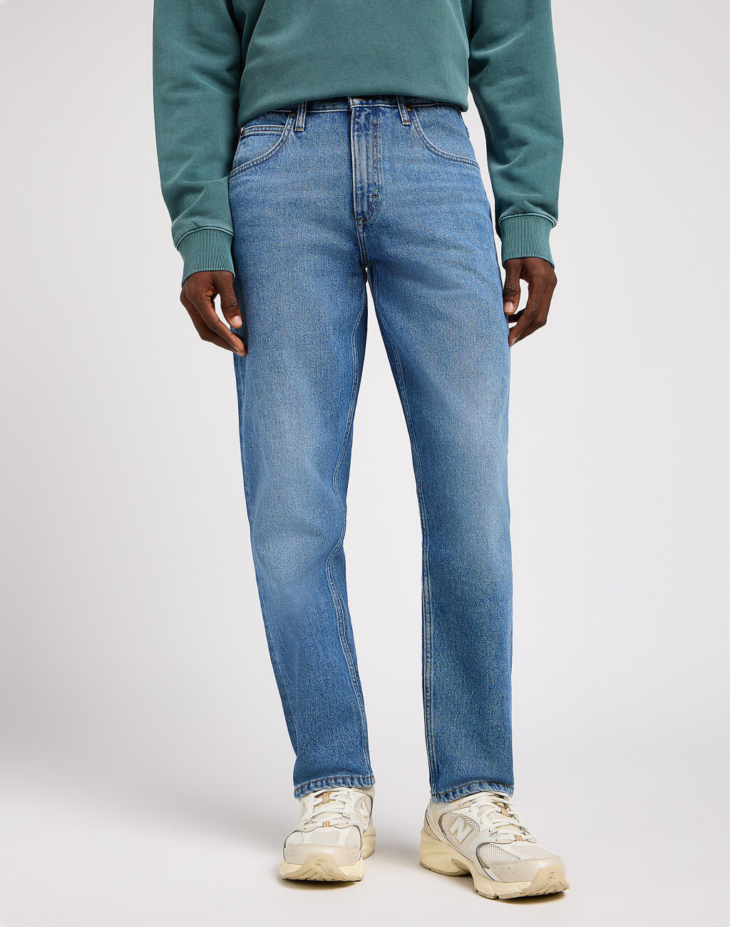 LEE MĘSKIE SPODNIE OSCAR DARK DAYS 112350599 L76F007749