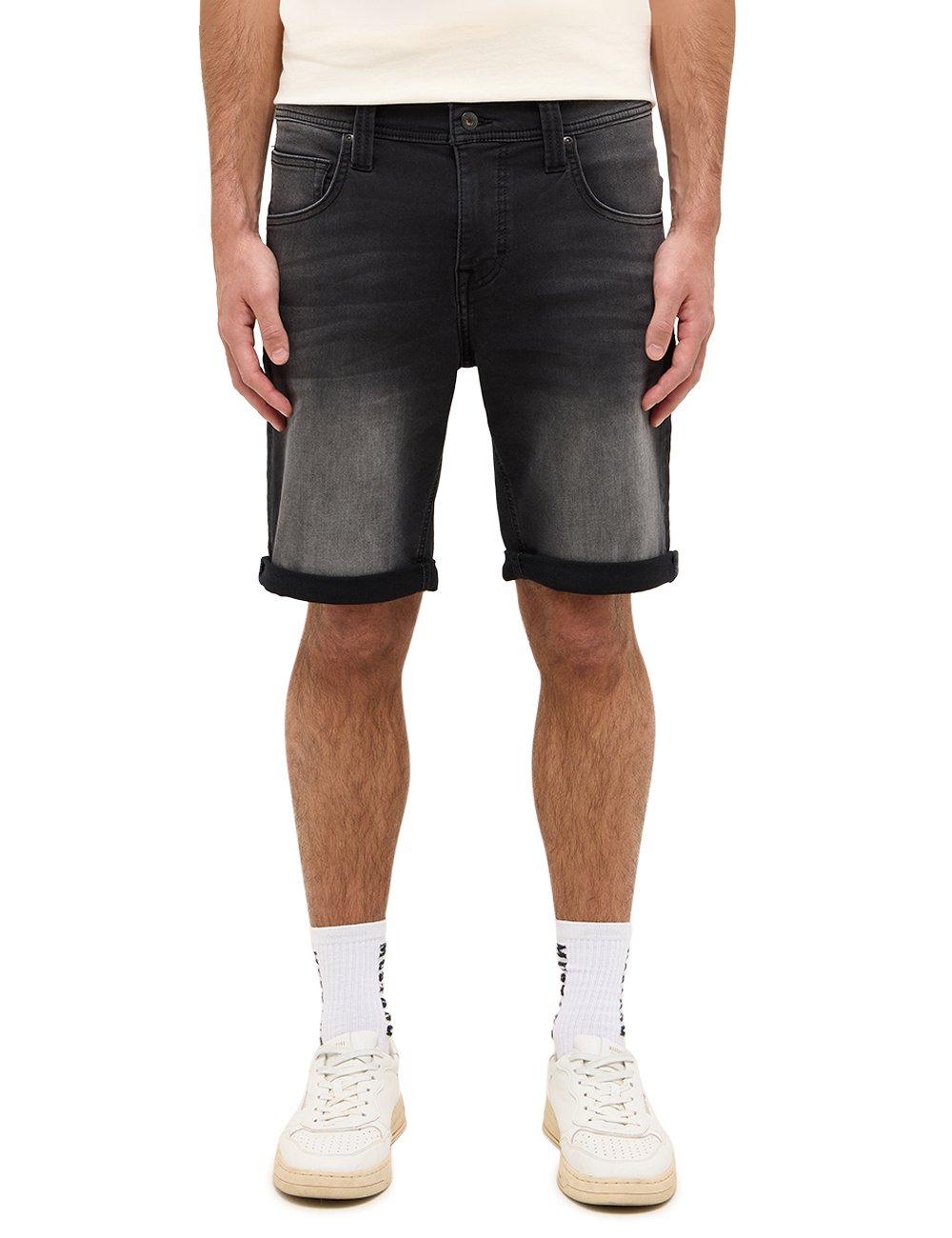 Męskie szorty Mustang Style Chicago Shorts Z Denim Black 1016448 4000 803