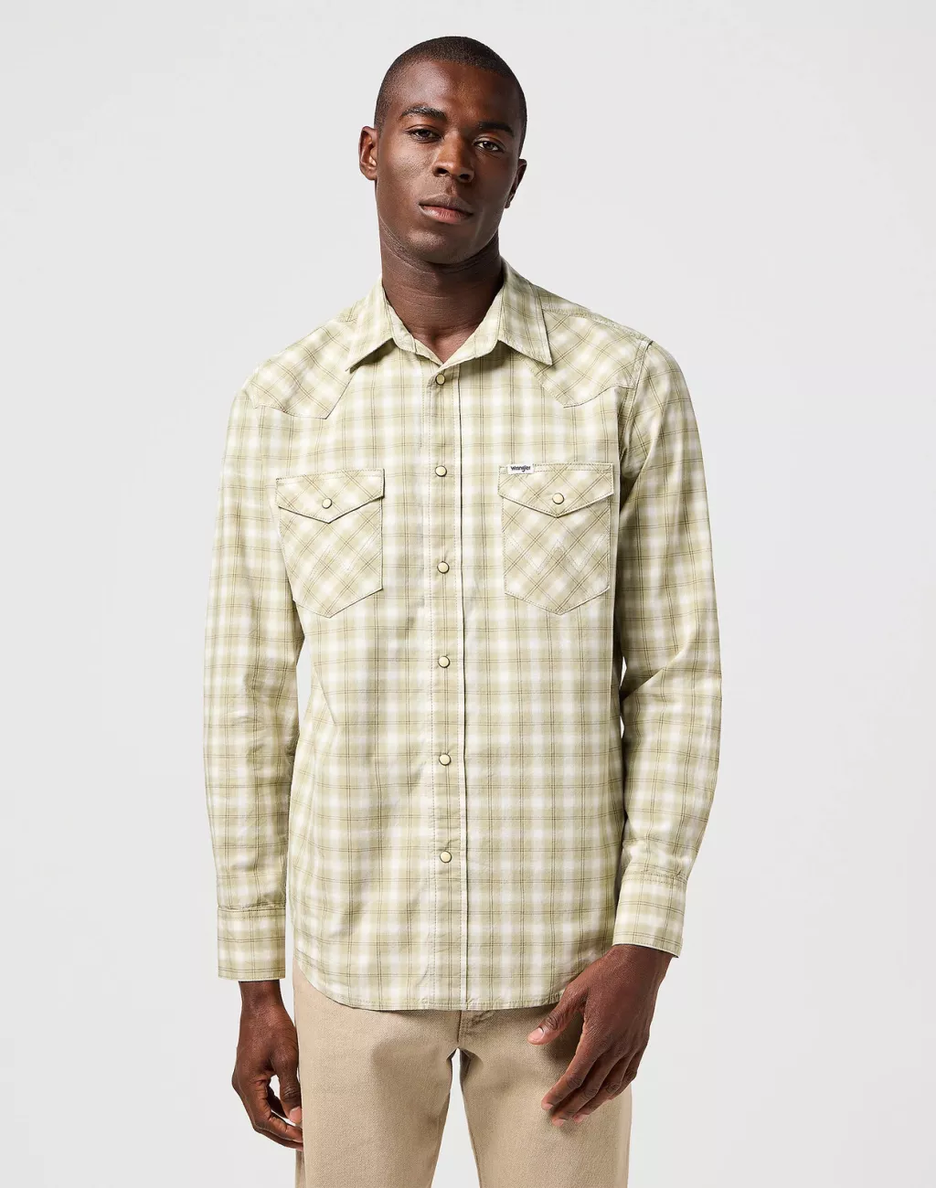 MESKA KOSZULA WRANGLER WESTERN SHIRT TEA 112362765