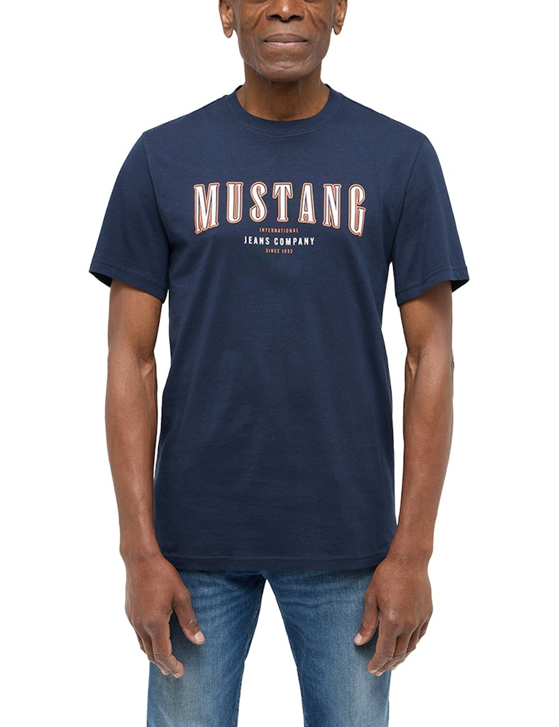Męski T-Shirt Mustang Style Austin Dark Sapphire 1016266 4136