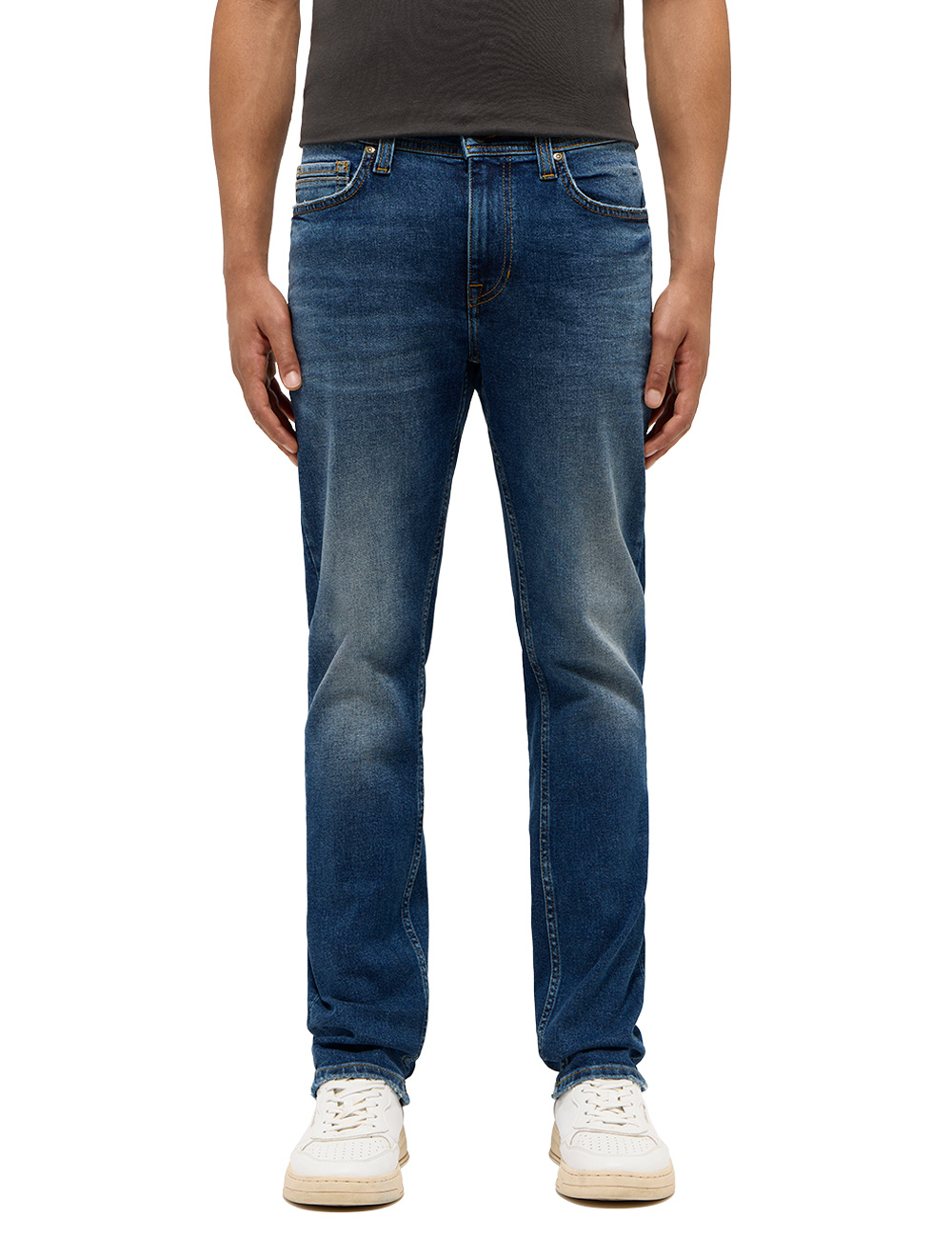 Męskie Spodnie jeansowe Mustang Style Vegas Slim Denim Blue 1015859 5000 684