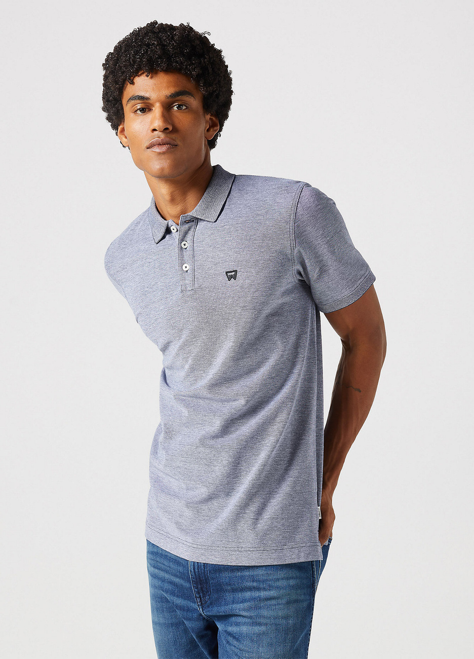 WRANGLER REFINED POLO SHIRT MĘSKA KOSZULKA POLO POLÓWKA GREY 112350390 W749018002