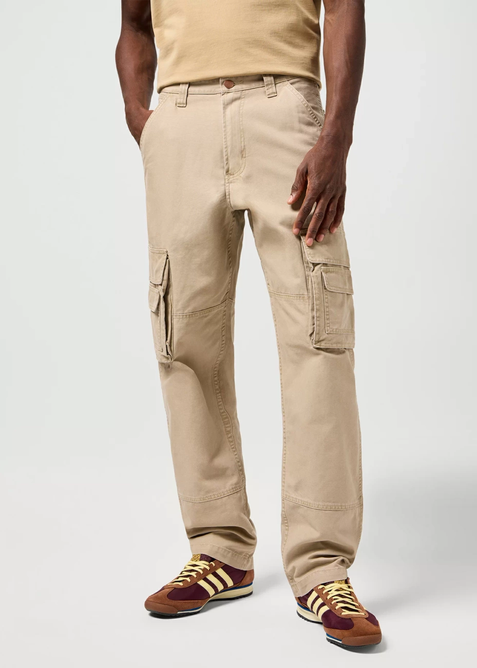 WRANGLER MĘSKIE SPODNIE BOJÓWKI WRANGLER CJ REL CARGO PANT KELP 112362823