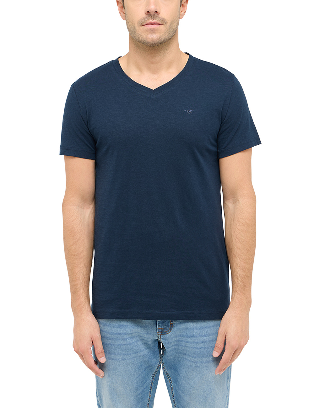 Męski T-Shirt Mustang Style Amado Dark Sapphire 1016275 4136