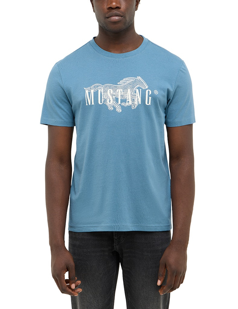 Męski T-Shirt Mustang Style Austin Bluestone 1016858 5180