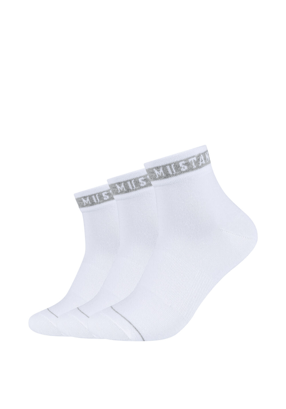 3 pack Męskie Skarpety MUSTANG white mix MU32018 – 1001