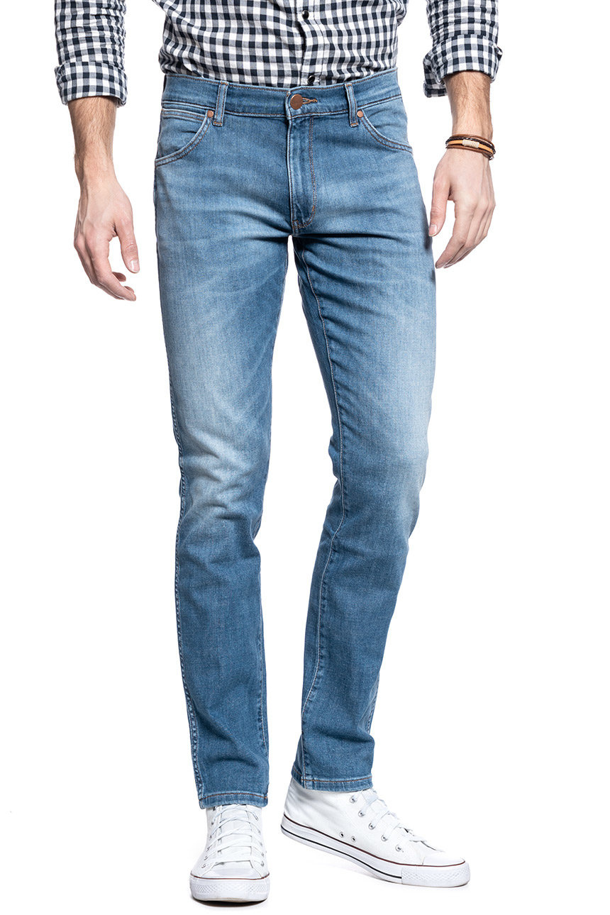 WRANGLER SPODNIE MĘSKIE LARSTON DE-LITE BLUE W18SQ148R 112127589