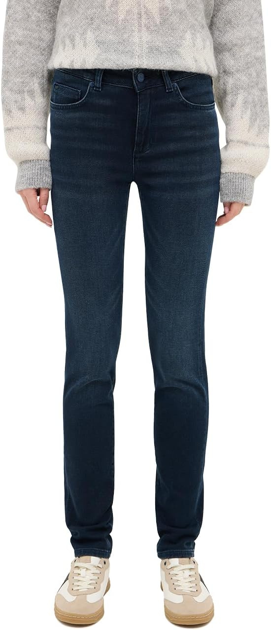 Damskie Spodnie Jeansowe Mustang Style Shelby Slim Denim Blue 1016909 5000 801