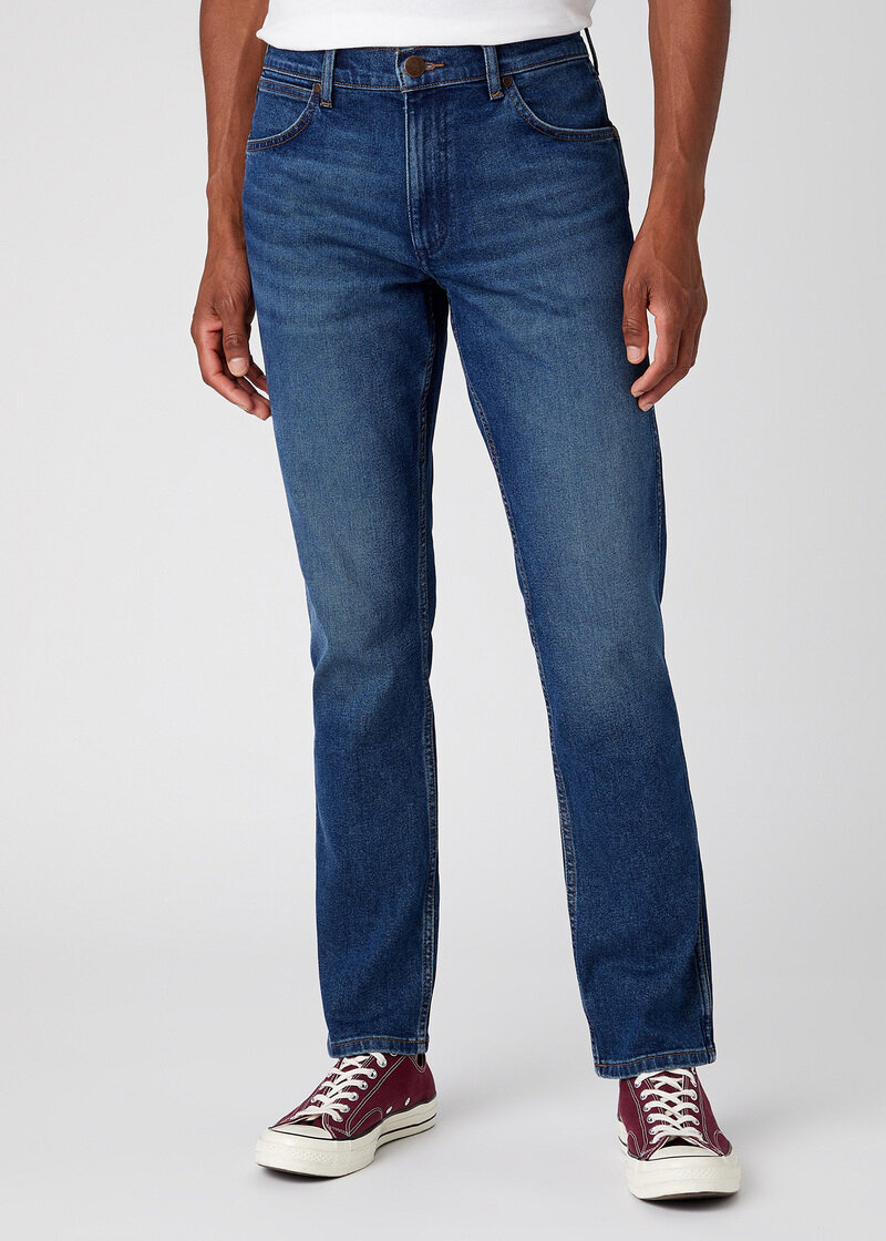WRANGLER MĘSKIE SPODNIE JEANSOWE WRANGLER GREENSBORO BLUE ARCADE W15QYL31Q 112145844