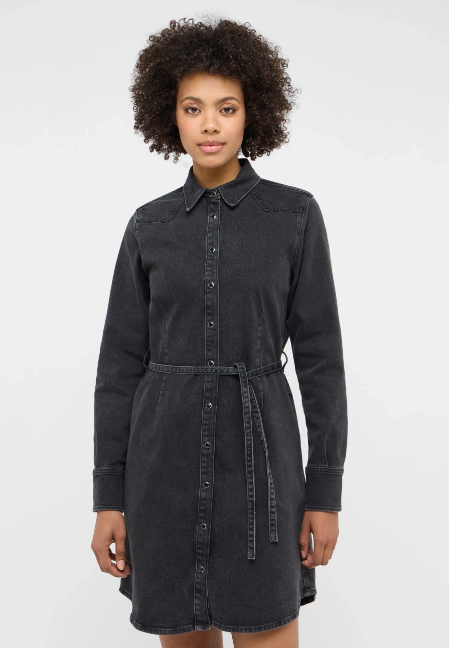 Damska Sukienka Mustang Style Ravenna Dress Denim Black 1016009 4000 801