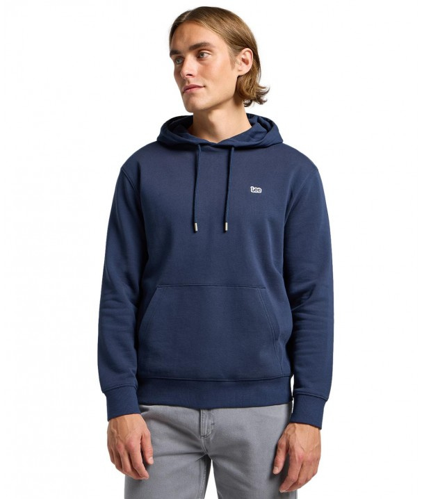 MESKA BLUZA LEE PLAIN HOODIE MOOD INDIGO 112363881