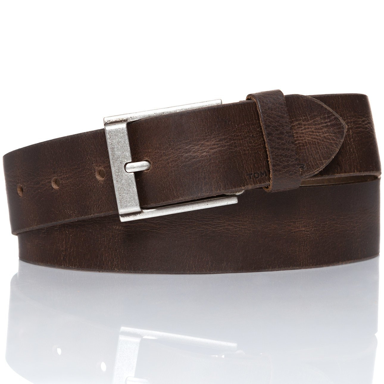 TOM TAILOR PASEK SKÓRZANY SOPO-TT294 0690 40mm Ledergürtel RO