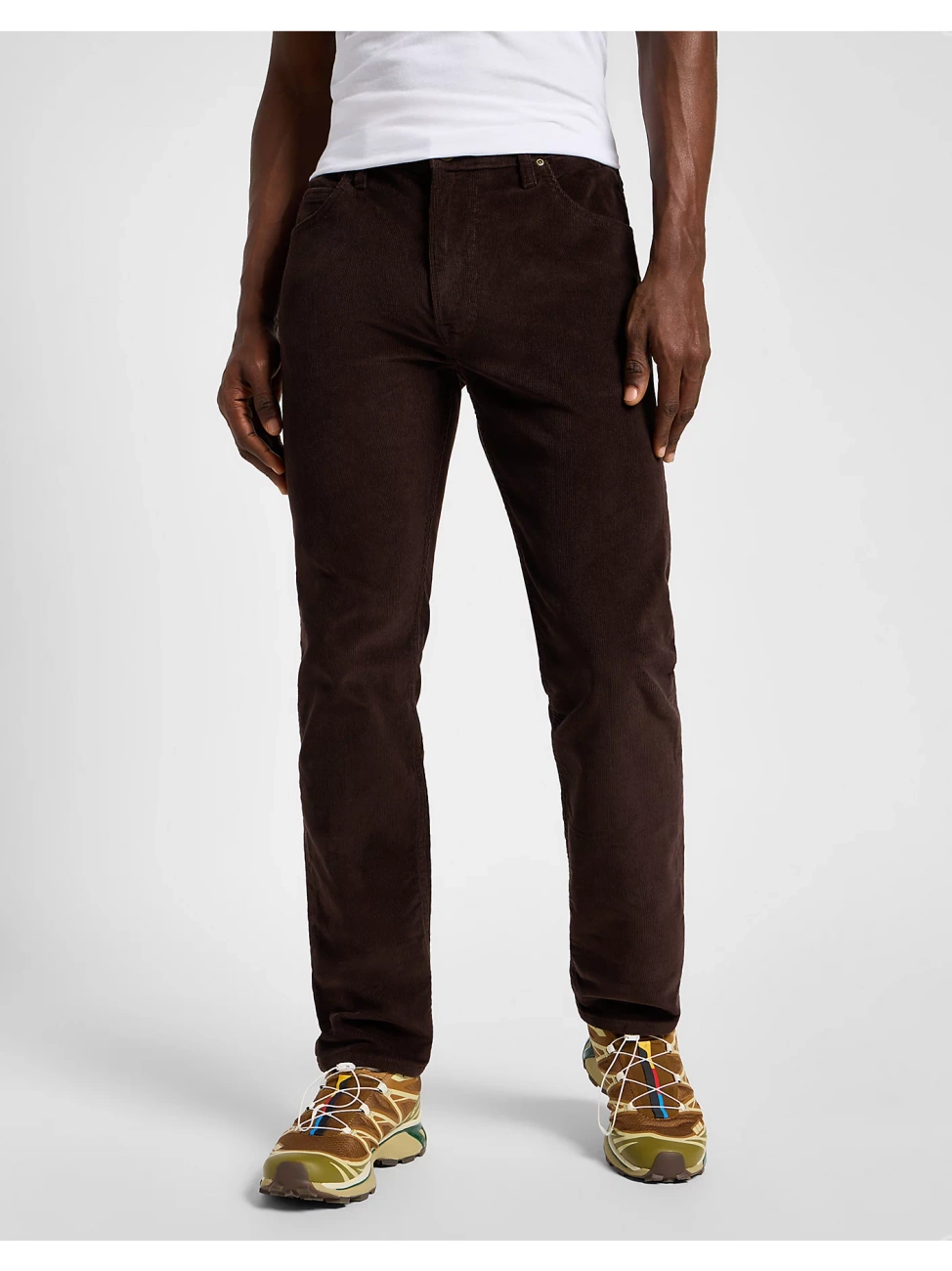 LEE MĘSKIE SPODNIE SZTRUKSOWE SZTRUKS RIDER ESPRESSO 112355799 L701007765