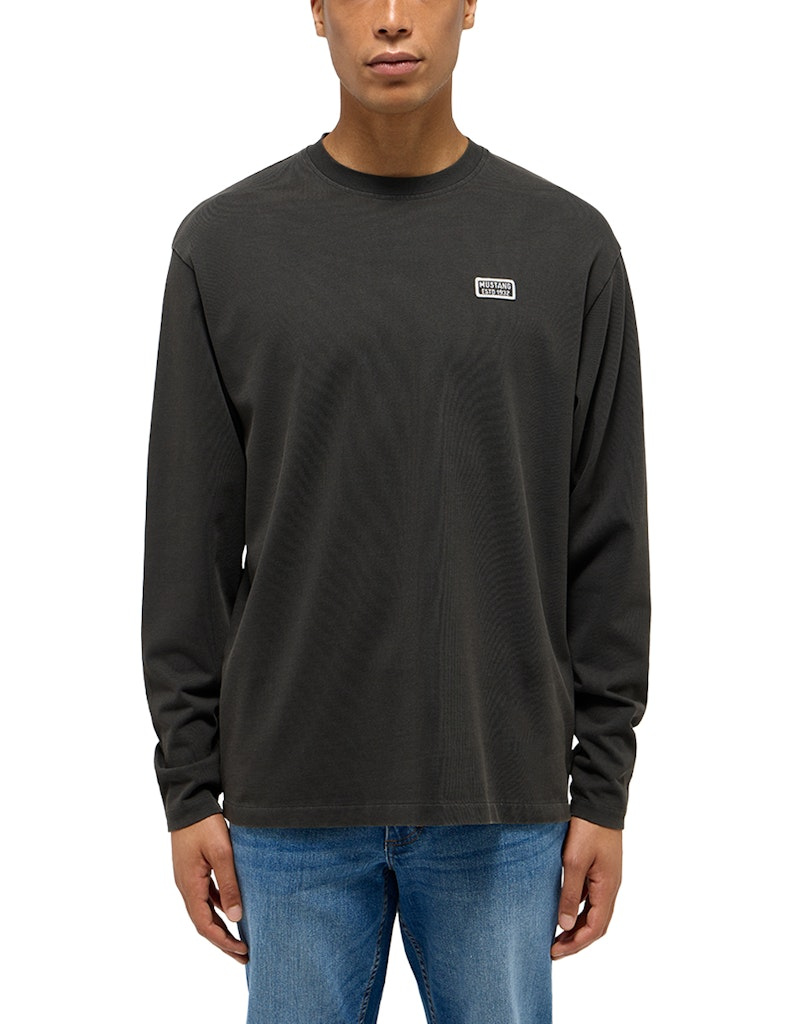 Męski Longsleeve Mustang Style Amarillo Pirate Black 1015848 4088