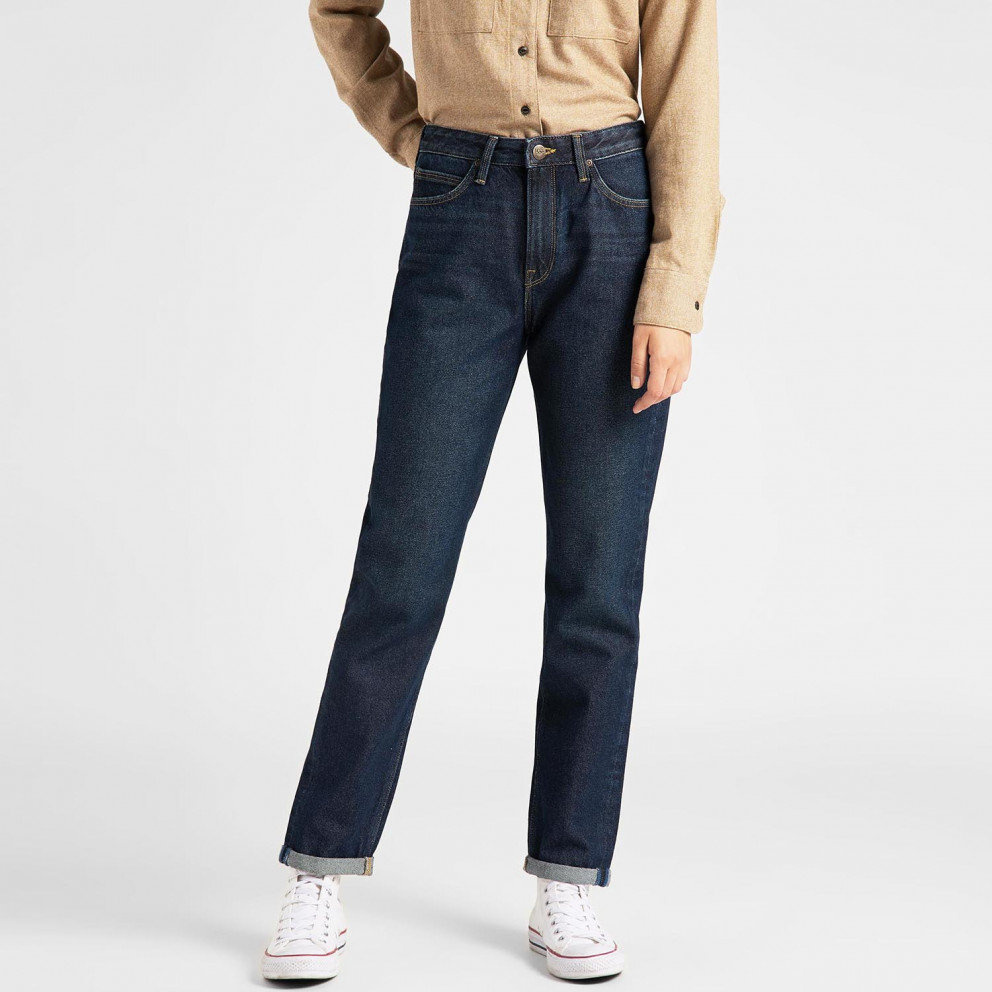 LEE MOM STRAIGHT DAMSKIE SPODNIE JEANSOWE L32IRDQC 112107613