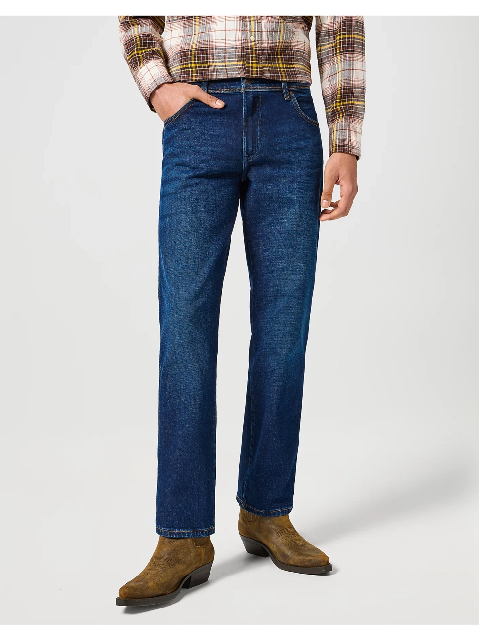 WRANGLER MĘSKIE SPODNIE JEANSOWE TEXAS MIDNIGHT HAZE 112358059 W121008856