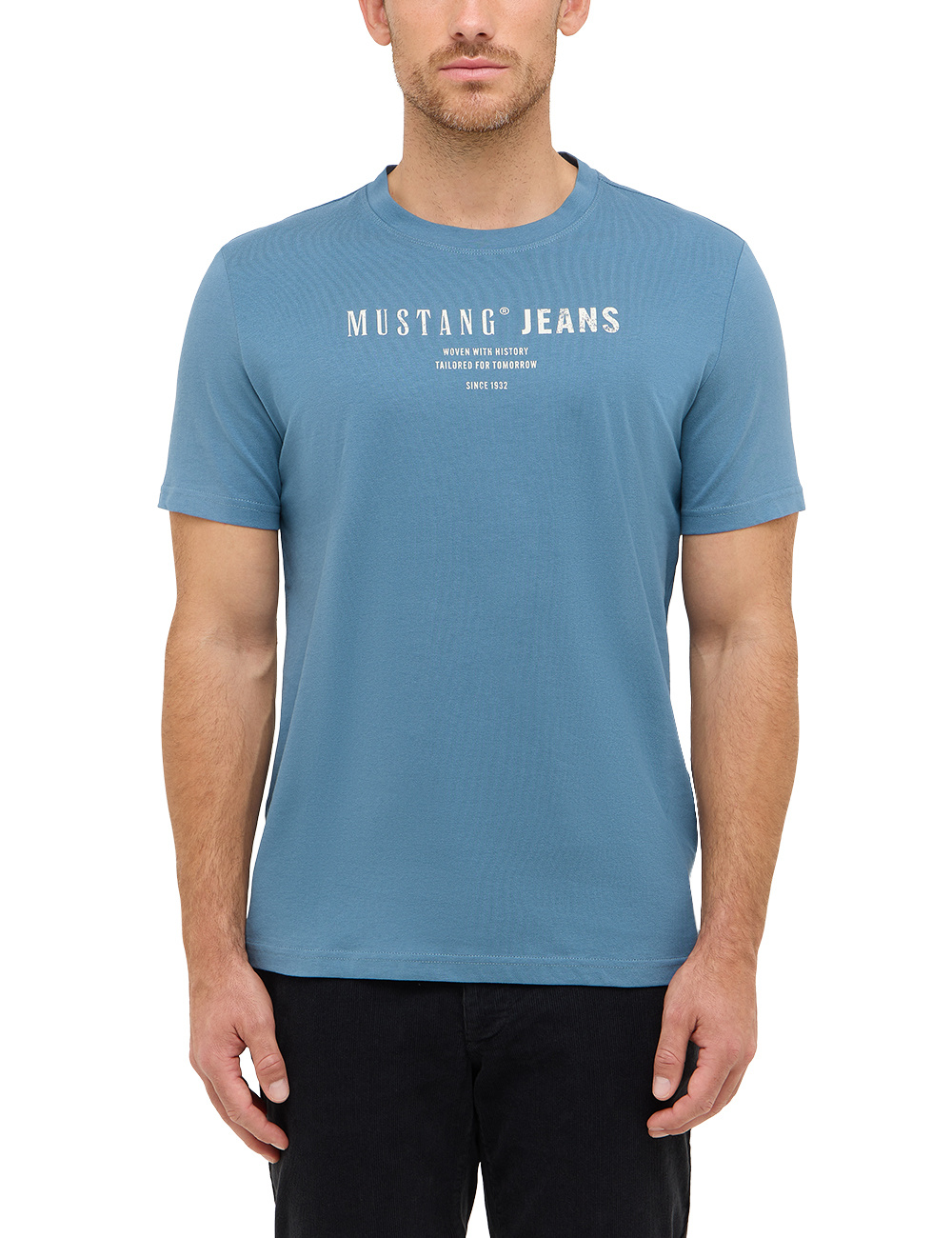Męski T-Shirt Mustang Style Austin Bluestone 1016867 5180