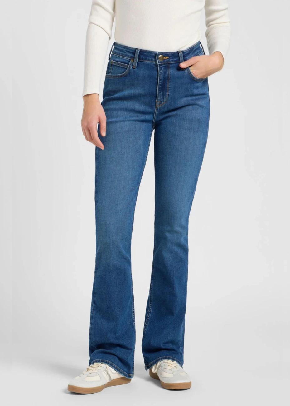 DAMSKIE SPODNIE LEE BREESE BOOT DEEP IN 112370942