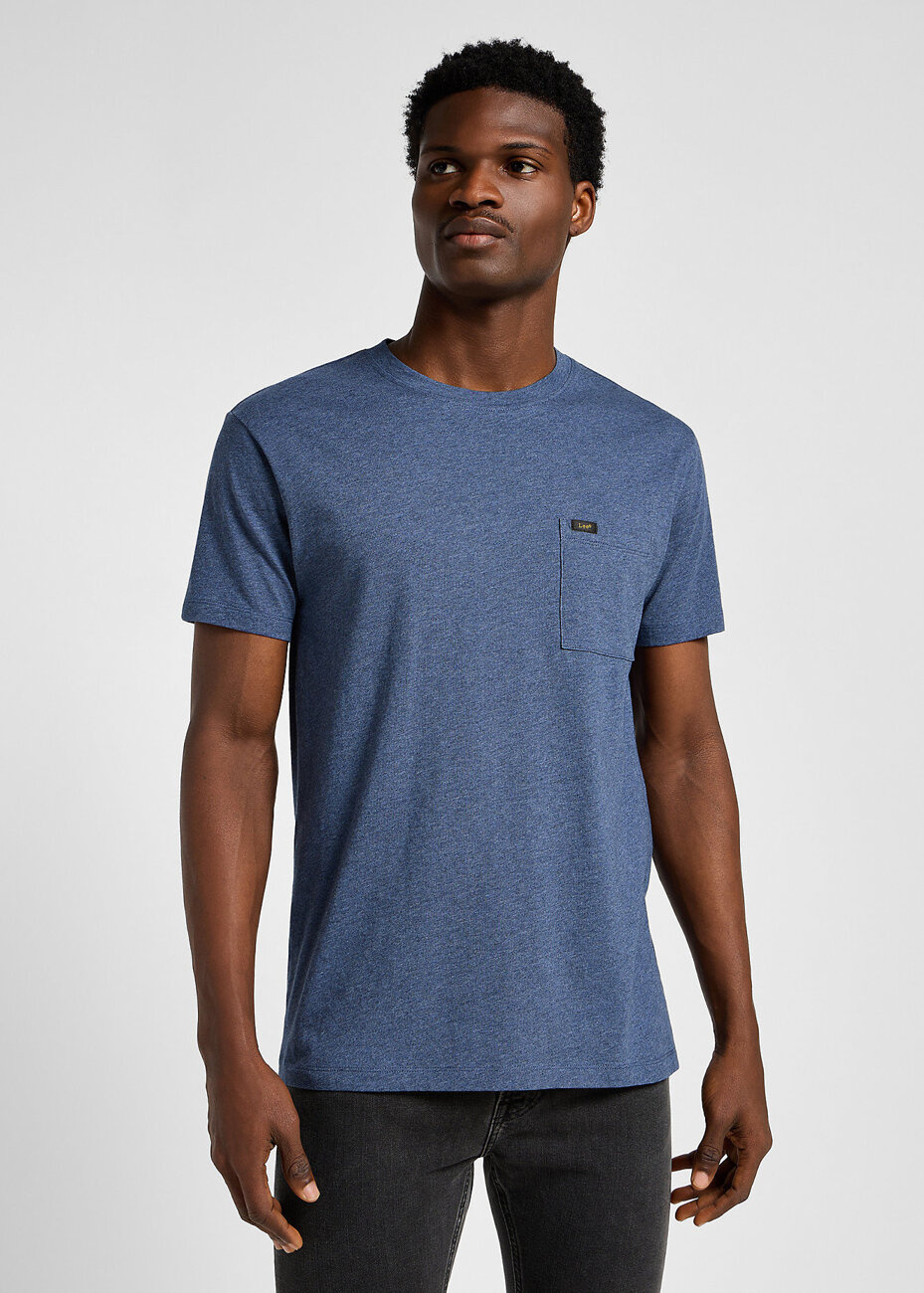 LEE MĘSKA KOSZULKA ULTIMATE POCKET TEE MOOD INDIGO 112355558 L66J014445