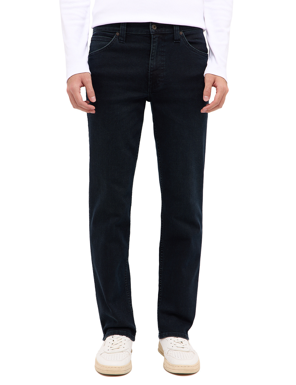 Męskie Spodnie Jansowe Mustang Style Tramper Straight Denim Blue 1016332 5000 983