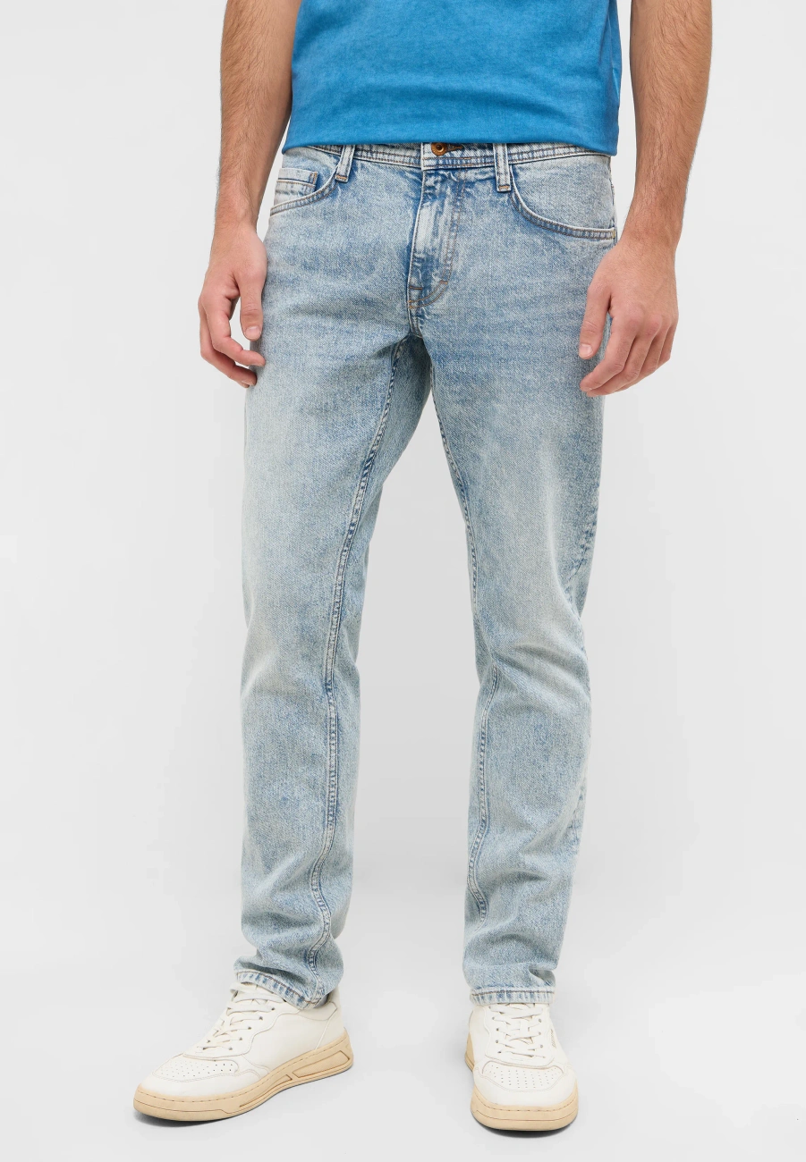 Męskie Spodnie jeansowe Mustang Style Oregon Slim Denim Blue 1016430 5000 413